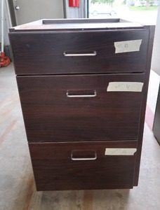 lot 4 image: FLOOR CUPBOARD  DRAWERS
