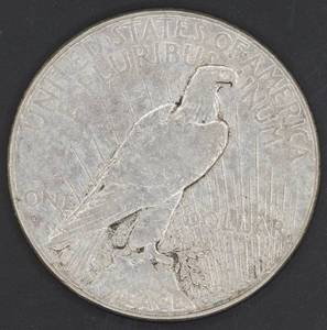 1928 S Peace Silver Dollar - AU