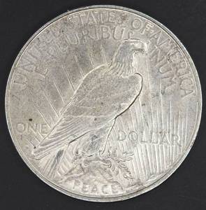 1922 D Peace Silver Dollar - Uncirculated