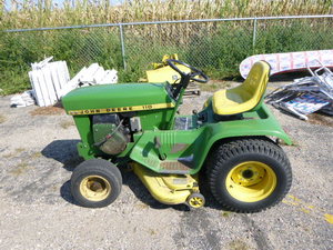 lot 3 image: John Deere 110 Riding Lawn Mower