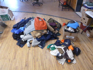 lot 138 image: Variety of Jackets, Gloves and Caps
