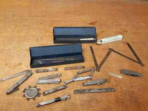 lot 740 image: Lot of Flat Feeler Gauges, Spark Plug Gappers and More - Snap On, Blue Point, Kastar, Marion Steam Shovel Company and More