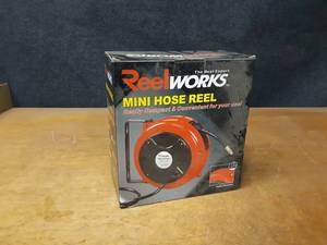 lot 767 image: NEW Reel Works 14 x 26  Hose Reel - 180 PSI Max