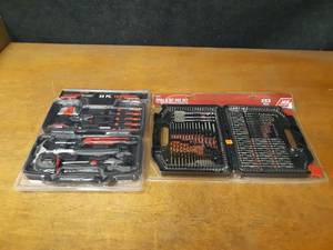 lot 768 image: New Tool Shop Tool Kit and Ace Hardware Drill and Bit Set