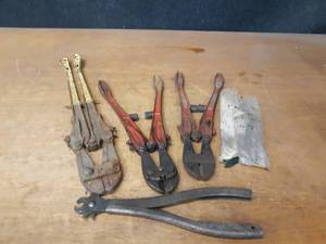lot 862 image: Lot of Vintage HKP Bolt Cutters and More