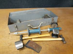 lot 883 image: Auto Body Metal Working Tools in Case