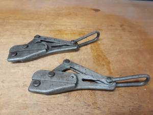 lot 957 image: Pair of KLEIN Cable Pullers - Overall about 16 x 6