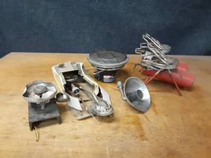 lot 978 image: Lot of Propane Camp Stoves and Heaters