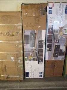 Insignia - TV Cabinet for Most Flat-Panel TVs Up to 75 - Brown