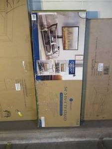 Whalen Furniture - 3-in-1 Console for Most Flat-Panel TVs Up to 65 - Brown Cherry