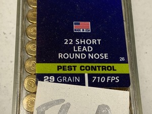 lot 56-A image: (100) Rounds CCI CB-Short .22-Short...