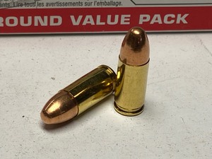 lot 166 image: (100) Rounds Winchester 9mm-Luger 1...