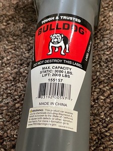 Bulldog A-Frame Trailer Jack