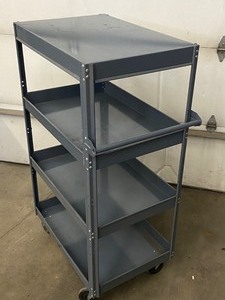 2x3 Four-Tier Warehouse Cart