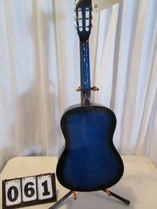 Blue Acoustic Guitar