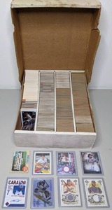 lot 18 image: Large Collection of Baseball Cards, Some Autographed Perez, Heyward, Nick Pratto, Sandy Alcantara, & More