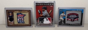 lot 22 image: Lot of (3) Joe Mauer Patch Baseball Cards