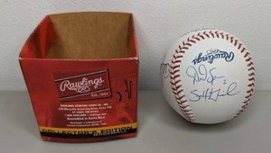 lot 24 image: Autographed Baseball Al Newman, Denard Span, & More