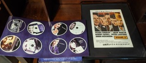 lot 36 image: Oceans 11 That Big One Framed Poster & The Rat Pack 8 CD Collectors Edition Box Set Dean Martin, Frank Sinatra, & Sammy Davis Jnr