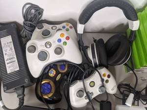lot 103 image: Xbox Gaming Console, Controllers, Kinect Sensor, Games & More