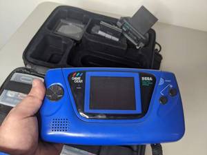 lot 104 image: TWO Sega Game Gear Portable Video Game Systems and Accessories