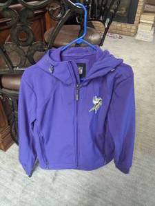 lot 120 image: Minnesota Vikings Full Zip Sweatshirt - Adult Small