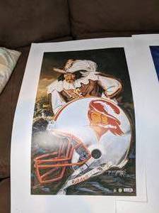 lot 92 image: Collectable Kelly Russell Football Prints