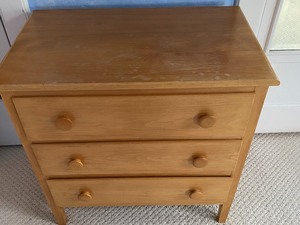 Vintage Three Drawer Dresser