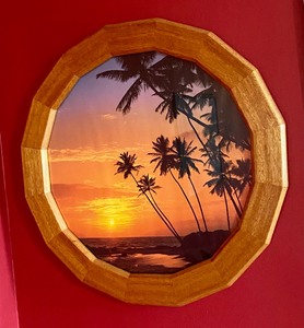 Unique Shaped Wood Frame