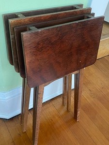 Vintage Folding Side Tables