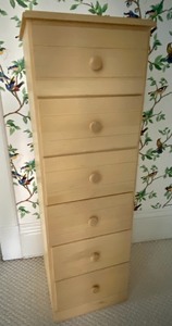 Vintage Painted Lingerie Chest of Drawers