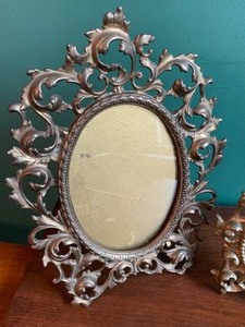 Three Vintage Metal Picture Frames