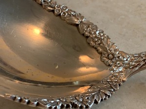 Kirk & Sons Repousse Sterling Berry Spoon