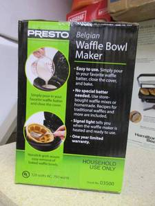 Belgian Waffle Bowl Maker