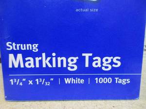 Strung Marking Tags
