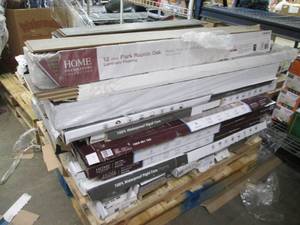 lot 28 image: pallet lot of misc flooring ...