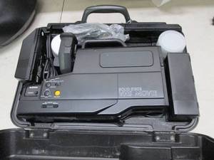 lot 43 image: solid state vhs movie camera with c...