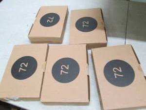 lot 90 image: 5 boxes of holiday cards 72 in each...