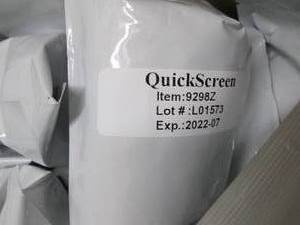 lot 96 image: case of quick screen drug testing k...