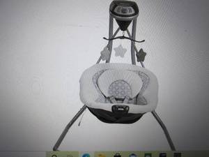 lot 99 image: graco simple sway baby swing open b...