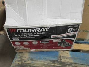 lot 109 image: murray 21 inch mulch and bag lawnmo...
