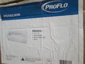 lot 121 image: proflo hilsboro 72 inch x 42 inch a...