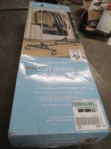 lot 151 image: whitmor commercial garment z rack ...