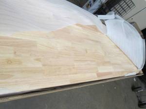 lot 152 image: solid wood top 72 inch x 24 inch ...