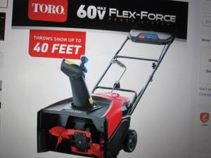 lot 154 image: toro power clear e21 60volt 21 inch...