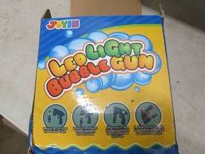 lot 179 image: led light bubble guns open box ...