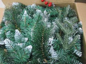 lot 187 image: joiedomi 9 foot snow flocked artifi...