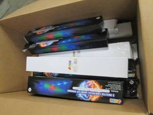 lot 193 image: box of light up swords open box unt...