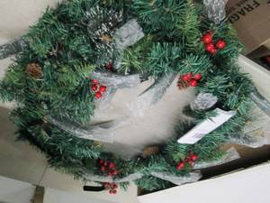 lot 198 image: joiedomi 24 inch snow flocked chris...