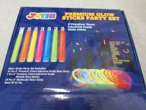 lot 210 image: joyin premium glow sticks party set...